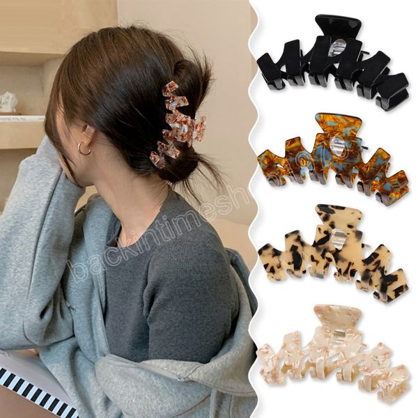 large acetate claw clip women hairpins barrette crab hair clips korean vintage headwear girls chic hair accessories party gifts, Slivery;white
large acetate claw clip women hairpins barrette crab hair clips korean vintage headwear girls chic hair accessories party gifts, Slivery;white
