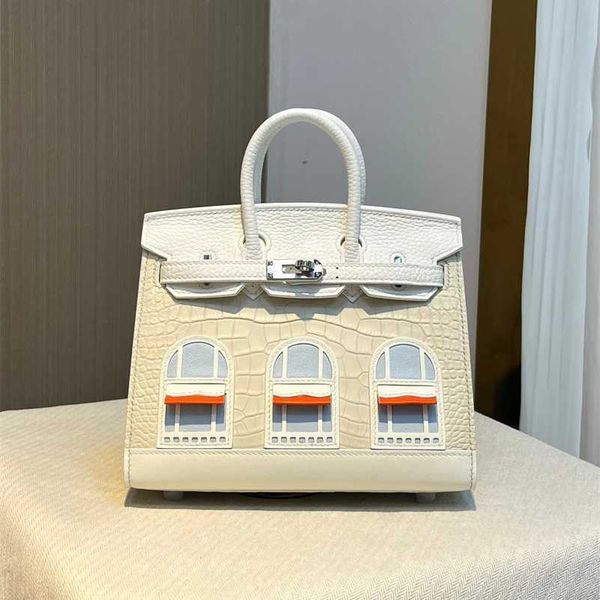 birkin handmade wax thread sewing bk20cm bag crocodile skin combination house snow silver buckle portable women's ayw 9rbi
birkin handmade wax thread sewing bk20cm bag crocodile skin combination house snow silver buckle portable women's ayw 9rbi