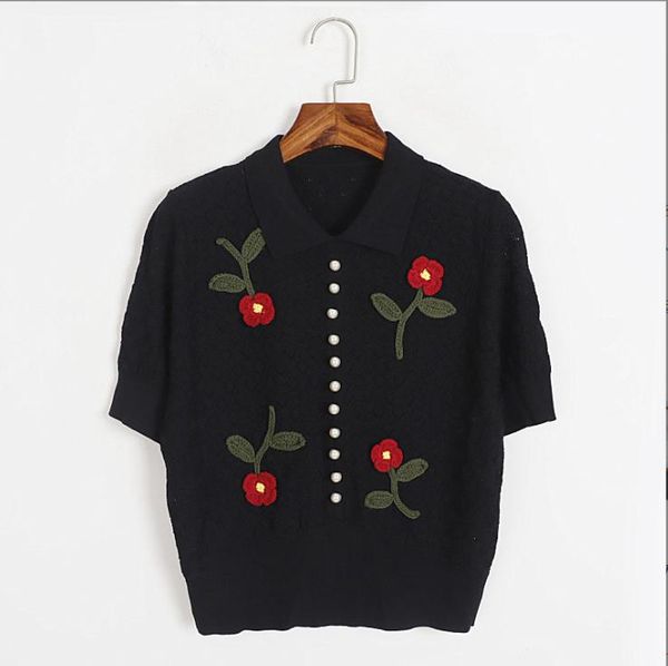 326 l 2023 autumn sweaters women's pullover white pink green sweater lapel neck short sleeve brand same style women's dl68, White;black
326 l 2023 autumn sweaters women's pullover white pink green sweater lapel neck short sleeve brand same style women's dl68, White;black