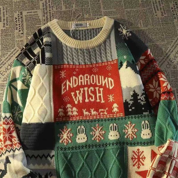 women's hoodies sweatshirts sweater women y2k vintage sweater loose personality lazy fried dough twist stitching christmas sweater coat, Black
women's hoodies sweatshirts sweater women y2k vintage sweater loose personality lazy fried dough twist stitching christmas sweater coat, Black