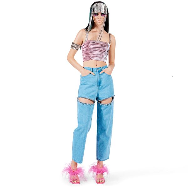 women's jeans spring and summer women's highwaistedninepoint jeans y2k fashion high street diamondstuddedhollowed out straight leg, Blue
women's jeans spring and summer women's highwaistedninepoint jeans y2k fashion high street diamondstuddedhollowed out straight leg, Blue