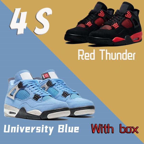 4s red thunder black mens womens designer basketball shoes 4 jumpman men outdoor sports trainer sneakers
4s red thunder black mens womens designer basketball shoes 4 jumpman men outdoor sports trainer sneakers