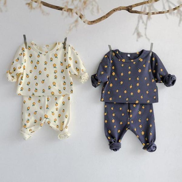 pajamas autumn lemon print baby clothing boys and girls set baby long sleeve and high waist pants cotton toddler pajama set 230331, Blue;red
pajamas autumn lemon print baby clothing boys and girls set baby long sleeve and high waist pants cotton toddler pajama set 230331, Blue;red