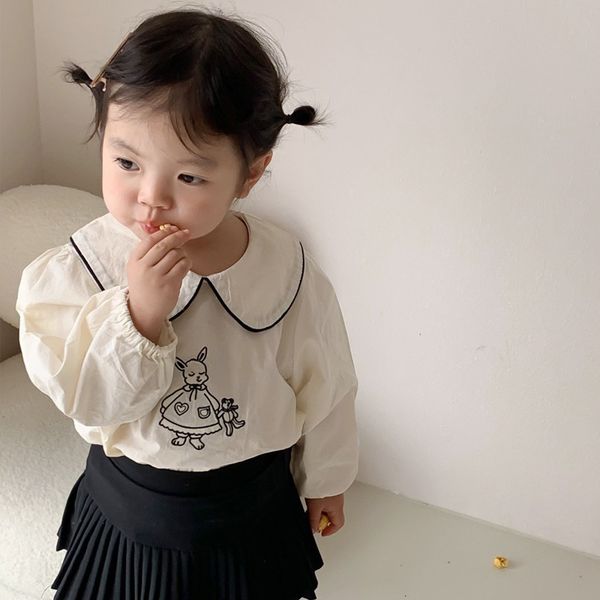 kids shirts children clothing korean style cartoon lapel long sleeve cute white spring cotton casual simple 230331, White;black
kids shirts children clothing korean style cartoon lapel long sleeve cute white spring cotton casual simple 230331, White;black