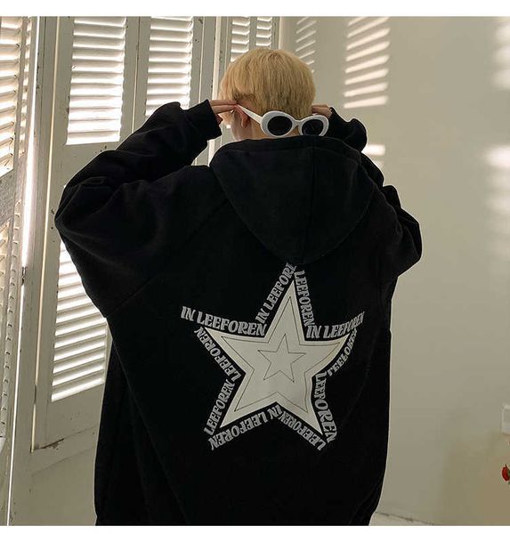 women's hoodies sweatshirts zip up hoodie vintage star men loose sweatshirt jacket harajuku gothic hoodies long sleeve women sweatshir, Black
women's hoodies sweatshirts zip up hoodie vintage star men loose sweatshirt jacket harajuku gothic hoodies long sleeve women sweatshir, Black