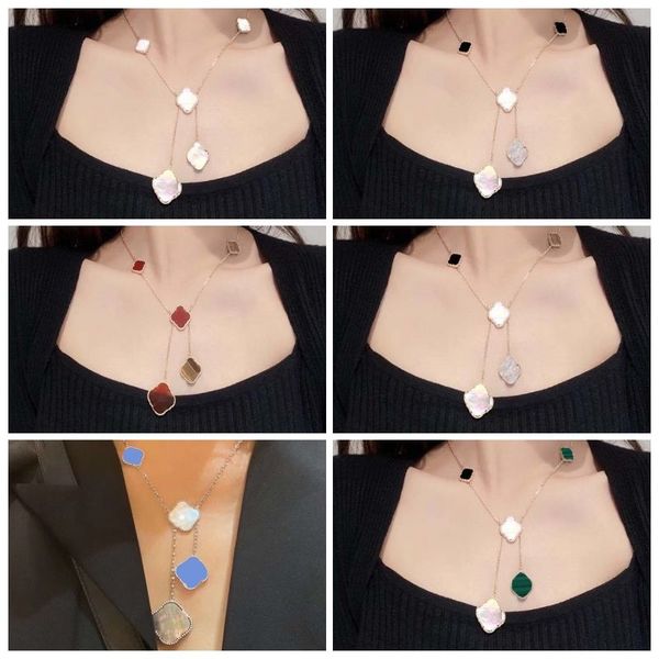 pure silver mixed six/10-flower desinger necklace 4/four leaf clover charm bracelets bangle chain 18k gold agate shell mother-of-pearl 5 flo
pure silver mixed six/10-flower desinger necklace 4/four leaf clover charm bracelets bangle chain 18k gold agate shell mother-of-pearl 5 flo