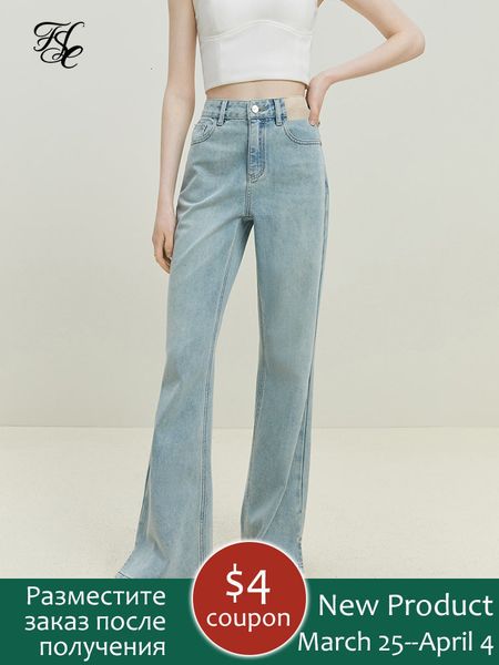 women's jeans fsle office lady light blue high waist small straight leg for 2023 summer thin loose causal 230330
women's jeans fsle office lady light blue high waist small straight leg for 2023 summer thin loose causal 230330