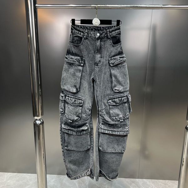 women's jeans borvemays 2023 spring autumn fashion trend jean personality pockes high waist solid color street wide leg pants 230331, Blue
women's jeans borvemays 2023 spring autumn fashion trend jean personality pockes high waist solid color street wide leg pants 230331, Blue