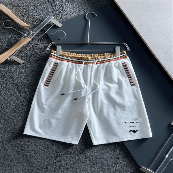 men's sports shorts new light luxury fashion print capris running breathable sports stripe casual pants designer shorts, White;black
men's sports shorts new light luxury fashion print capris running breathable sports stripe casual pants designer shorts, White;black