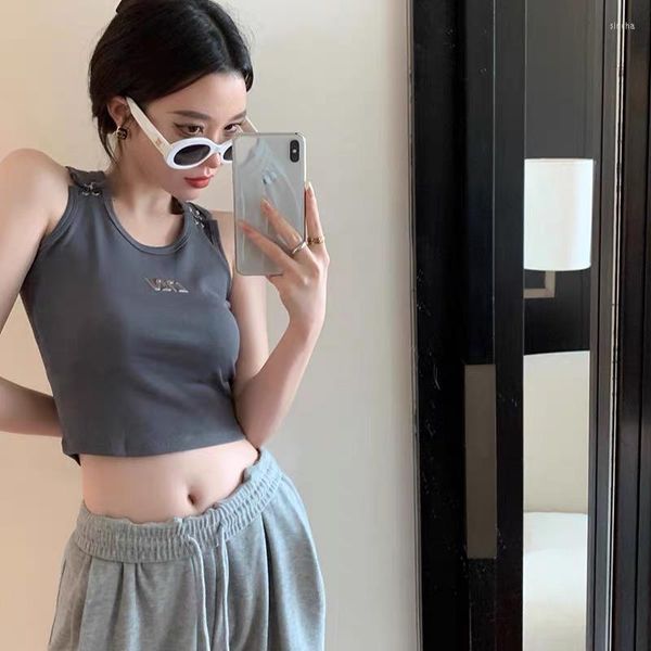 women's t-shirt tanks women summer slim fit skinny tank camisole vest strap short shirt y2k crop casual streetwear, White
women's t-shirt tanks women summer slim fit skinny tank camisole vest strap short shirt y2k crop casual streetwear, White