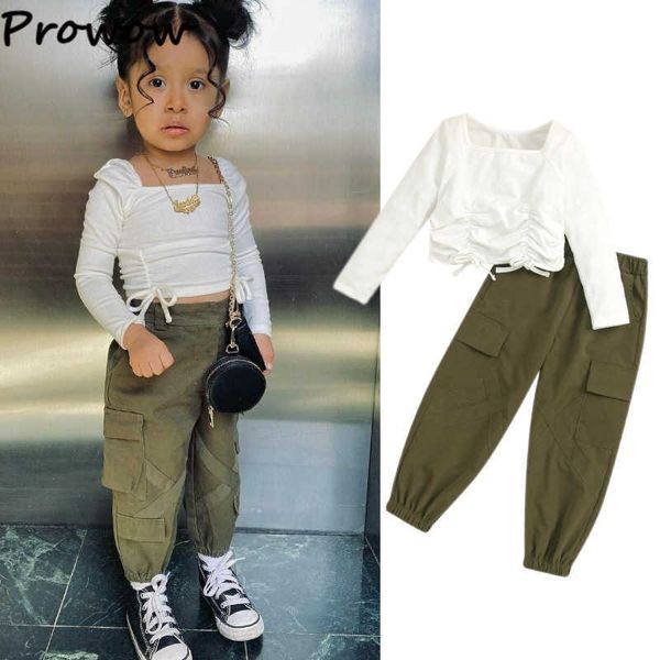 prowow children girls clothes set drawstring pleated ithgreen overalls toddler girl fashion outfits autumn winter kids clothing p230331, White
prowow children girls clothes set drawstring pleated ithgreen overalls toddler girl fashion outfits autumn winter kids clothing p230331, White