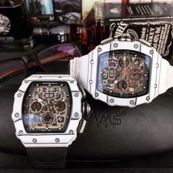 luxury mechanical watch richar mills rm11-03 swiss automatic movement sapphire mirror imported rubber strap ulp0, Slivery;brown
luxury mechanical watch richar mills rm11-03 swiss automatic movement sapphire mirror imported rubber strap ulp0, Slivery;brown