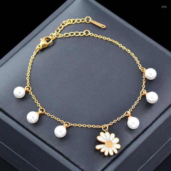 designer bracelet bangle jewelry link bracelets sinleery stainless steel bracelet for women flowers pearl jewelry gold color on hand ssb, Black
designer bracelet bangle jewelry link bracelets sinleery stainless steel bracelet for women flowers pearl jewelry gold color on hand ssb, Black