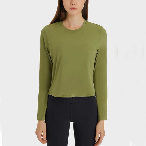 long sleeve yoga outfits shirts lu-34 women loose sports tee crop sportswear gym fitness wear clothing workout female, White;red
long sleeve yoga outfits shirts lu-34 women loose sports tee crop sportswear gym fitness wear clothing workout female, White;red