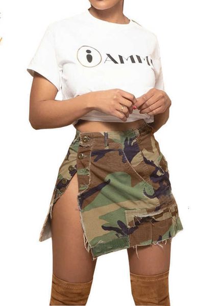 2023 fengway summer fashion casual slit camouflage denim short hip skirt, Black
2023 fengway summer fashion casual slit camouflage denim short hip skirt, Black