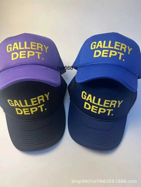 american fashion hat gary men's and women's sunshade truck hat summer, Blue;gray