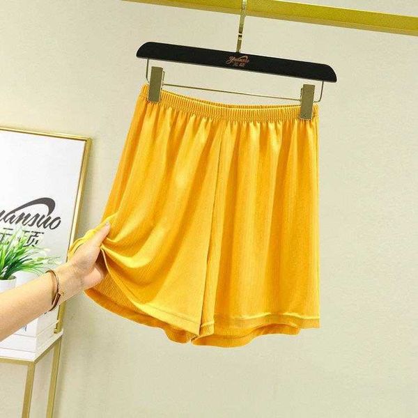 thin ice silk mask shorts summer wide leg pants loose all matching casual elastic, White;black
thin ice silk mask shorts summer wide leg pants loose all matching casual elastic, White;black