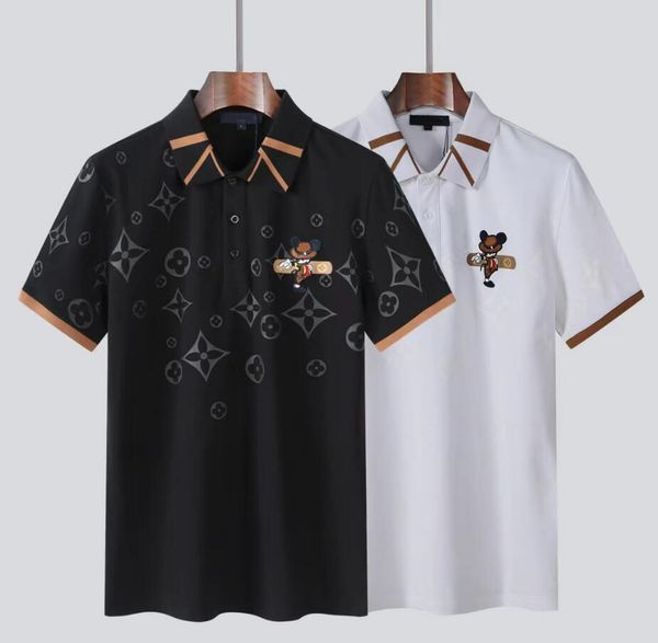 men's and women's wear commuter lapel polo shirt 736520 summer couple short sleeve t-shirt top, White;black
men's and women's wear commuter lapel polo shirt 736520 summer couple short sleeve t-shirt top, White;black
