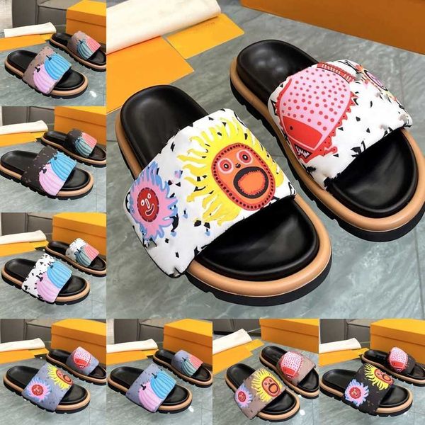 lu pool pillow slides slippers men women monograms sun pumpkin cartoon mule designer mens sandals platform flats embossed mules paddes puffe, Black
lu pool pillow slides slippers men women monograms sun pumpkin cartoon mule designer mens sandals platform flats embossed mules paddes puffe, Black