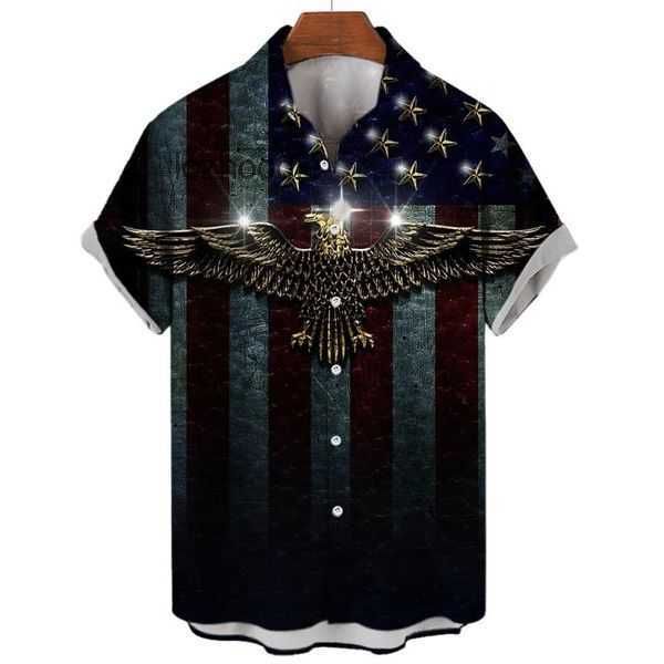 men's casual shirts mens fashion looose short sleeve 2023 summer western style 3d flag and eagle print streetwear blouses 20 pd8e, White;black
men's casual shirts mens fashion looose short sleeve 2023 summer western style 3d flag and eagle print streetwear blouses 20 pd8e, White;black