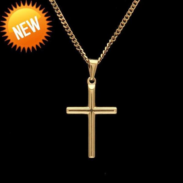 mens stainless steel cross pendant necklace gold sweater chain fashion hip hop necklaces jewelry, Silver
mens stainless steel cross pendant necklace gold sweater chain fashion hip hop necklaces jewelry, Silver