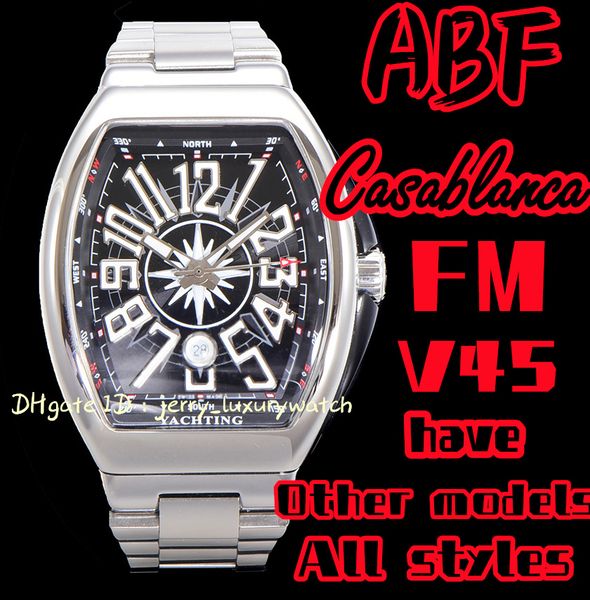 abf / fm vanguard yachting v45, 44x54mm sapphire crystal glass eta2824 mechanical movement, premium rubber strap, steel belt diamond-encrust, Slivery;brown
abf / fm vanguard yachting v45, 44x54mm sapphire crystal glass eta2824 mechanical movement, premium rubber strap, steel belt diamond-encrust, Slivery;brown