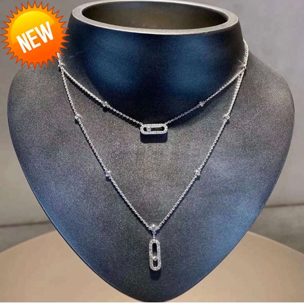 personality fashion women's double layer necklace s925 sterling silver elegant lady party gift beads are movable brand jewelry
personality fashion women's double layer necklace s925 sterling silver elegant lady party gift beads are movable brand jewelry