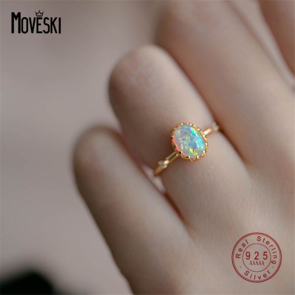 solitaire ring moveski 925 sterling silver elegant vintage opal adjustable ring women mother day memorial jewelry 230428, Golden;silver
solitaire ring moveski 925 sterling silver elegant vintage opal adjustable ring women mother day memorial jewelry 230428, Golden;silver
