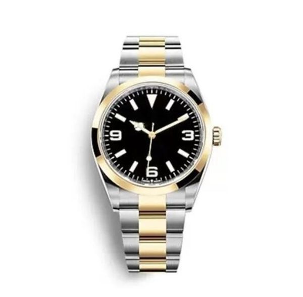 grade new fashion watches explorer vintage 16570 stainless steel asia 2813 movement mechanical automatic mens watch men's wristwatches, Slivery;golden
grade new fashion watches explorer vintage 16570 stainless steel asia 2813 movement mechanical automatic mens watch men's wristwatches, Slivery;golden