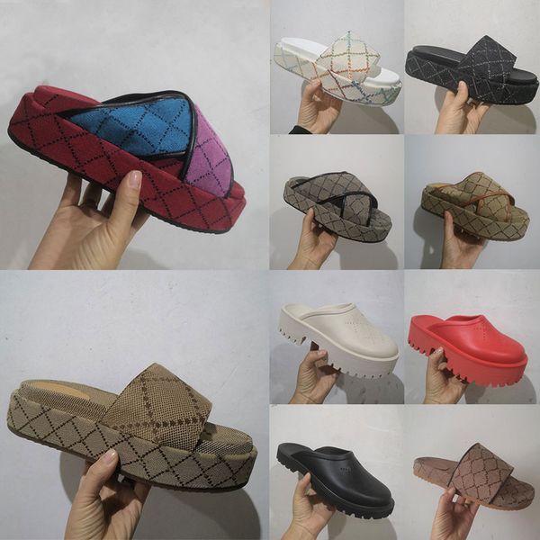women luxurys designer sandals men platforms floral brocade slippers flats rubber platform gear bottoms multi womens loafers casual slides, Black
women luxurys designer sandals men platforms floral brocade slippers flats rubber platform gear bottoms multi womens loafers casual slides, Black