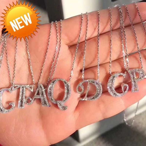 choucong 26 english letters pendant luxury jewelry 925 sterling silver pave white z cz diamond infinite gem wedding necklace with chain
choucong 26 english letters pendant luxury jewelry 925 sterling silver pave white z cz diamond infinite gem wedding necklace with chain