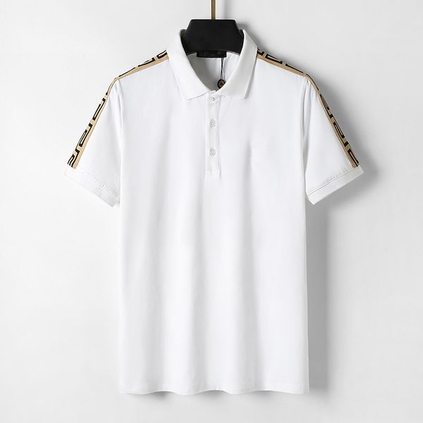 men's polos summer shirt brand clothing cotton short sleeve business casual striped designer homme camisa breathable m-3xl-z-6, White;black
men's polos summer shirt brand clothing cotton short sleeve business casual striped designer homme camisa breathable m-3xl-z-6, White;black