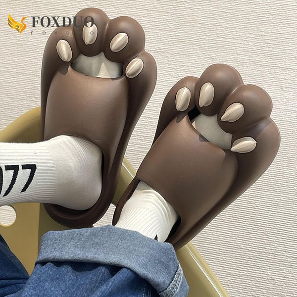 new summer women cartoon slippers lovely bear paw home indoor slippers funny couples male slides casual beach sandals flip flops, Black
new summer women cartoon slippers lovely bear paw home indoor slippers funny couples male slides casual beach sandals flip flops, Black