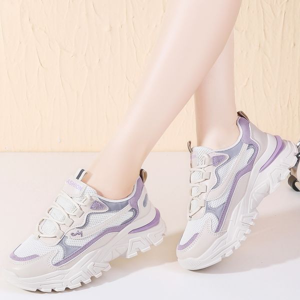 fashion sneakers women mesh breathable casual platform shoes chunky sole lace-up ladies flats shoes zapatillas mujer, Black
fashion sneakers women mesh breathable casual platform shoes chunky sole lace-up ladies flats shoes zapatillas mujer, Black