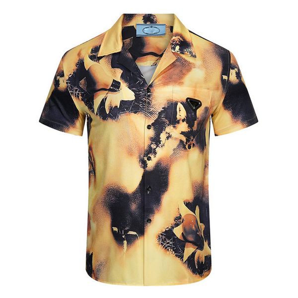 men's casual beach shirts men summer short sleeve silk bowling shirt man cardigan blouse fashion hawaii floral print luxury designer dr, White;black
men's casual beach shirts men summer short sleeve silk bowling shirt man cardigan blouse fashion hawaii floral print luxury designer dr, White;black