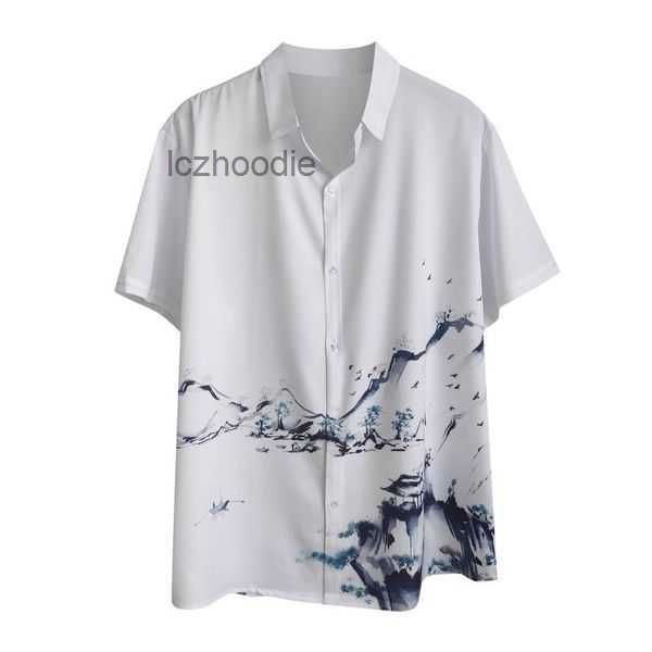 men's casual shirts spring summer fashion men single breasted lapel full print beach short sleeve vacation outdoor holiday shirt 3 8t2q, White;black
men's casual shirts spring summer fashion men single breasted lapel full print beach short sleeve vacation outdoor holiday shirt 3 8t2q, White;black