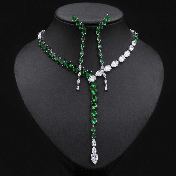 Link, Chain Simple fashion heart-shaped gold-plated Zircon Necklace Earrings three sets crystal Wedding dress jewelry set
Link, Chain Simple fashion heart-shaped gold-plated Zircon Necklace Earrings three sets crystal Wedding dress jewelry set