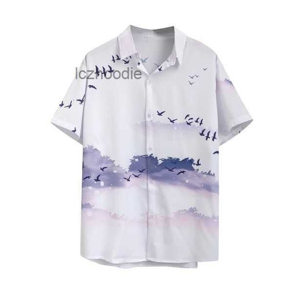 men's casual shirts spring summer fashion men single breasted lapel full print beach short sleeve vacation outdoor holiday shirt 2 w4kc, White;black
men's casual shirts spring summer fashion men single breasted lapel full print beach short sleeve vacation outdoor holiday shirt 2 w4kc, White;black