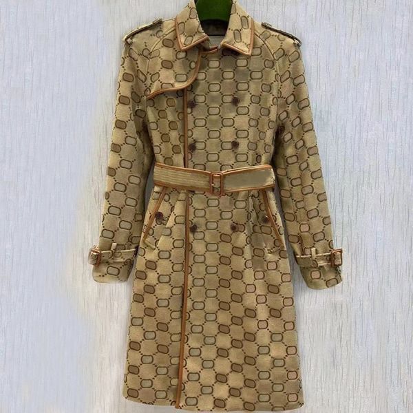 b818 autumn womens trench coats designer luxury women windbreaker body letter print jacket loose belt coat female casual long trenchs coat, Tan;black
b818 autumn womens trench coats designer luxury women windbreaker body letter print jacket loose belt coat female casual long trenchs coat, Tan;black