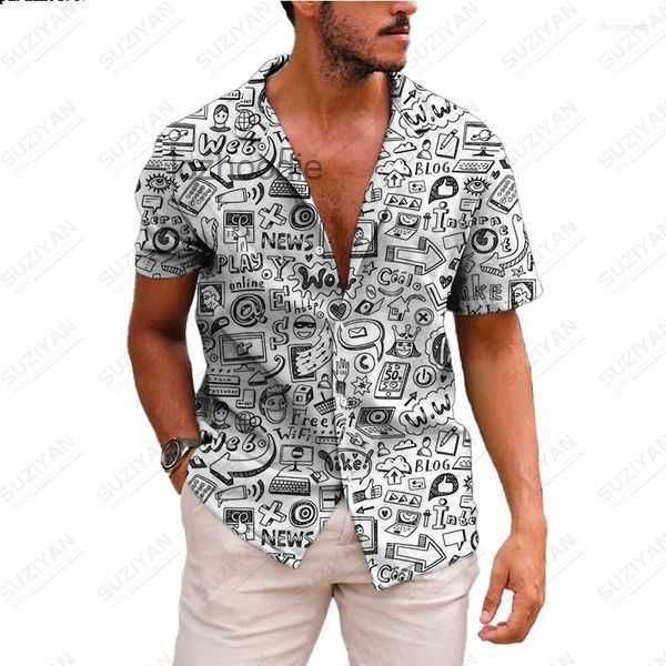 men's casual shirts summer hawaii travel shirt 3d print 5xl beach short sleeve button poster letter plus size camisa 1 p867, White;black
men's casual shirts summer hawaii travel shirt 3d print 5xl beach short sleeve button poster letter plus size camisa 1 p867, White;black