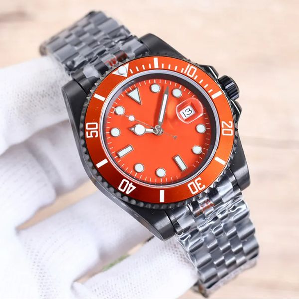 fashion mens watch 904l stainless steel strap 40mm orange dial automatic winding mechanical watches casual wristwatch gift orologi di lusso, Slivery;brown
fashion mens watch 904l stainless steel strap 40mm orange dial automatic winding mechanical watches casual wristwatch gift orologi di lusso, Slivery;brown