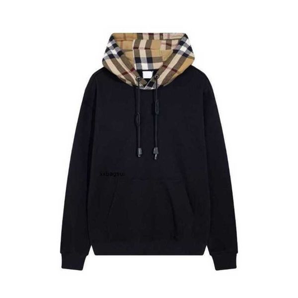 designer burbrerys mens hooded correct version of autumn and winter lattice hoodie loose long sleeved sweater for men women lovers casual, Black
designer burbrerys mens hooded correct version of autumn and winter lattice hoodie loose long sleeved sweater for men women lovers casual, Black