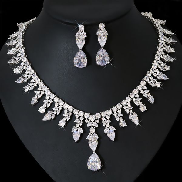 luxury dinner dress jewelry red zirconia necklace set high-grade wedding micro-setting bridal wedding earrings jewelry africa nigeria jewell, Silver
luxury dinner dress jewelry red zirconia necklace set high-grade wedding micro-setting bridal wedding earrings jewelry africa nigeria jewell, Silver