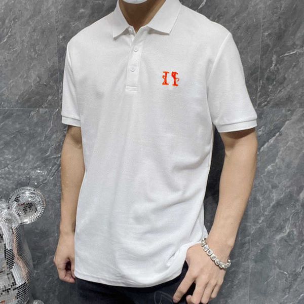 american letter embroidery polo shirt mens pullover r tshirt business fit short sleeve tee luxury cotton sweatshirt, White;black
american letter embroidery polo shirt mens pullover r tshirt business fit short sleeve tee luxury cotton sweatshirt, White;black