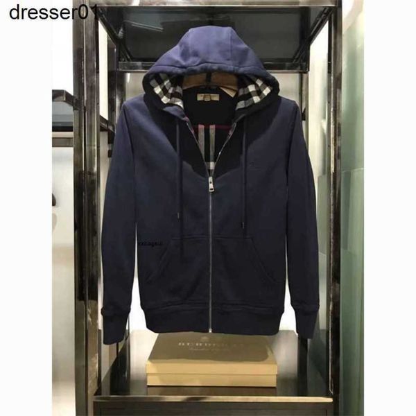 designer burbrerys men's hooded autumn and winter b family sweater cardigan zipper polo jackets costs luxurys, Black
designer burbrerys men's hooded autumn and winter b family sweater cardigan zipper polo jackets costs luxurys, Black
