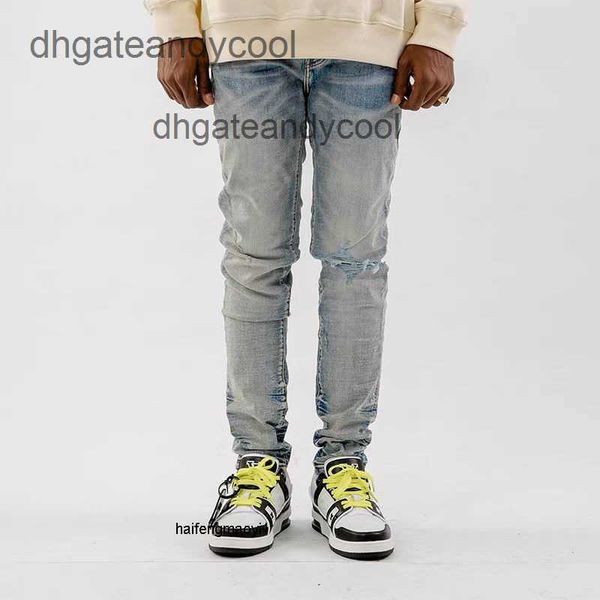mens street water jean amirs pant ch high tide brand washing jeans old designer blue knife cut holes elastic slim fit skinny jeans man s83a
mens street water jean amirs pant ch high tide brand washing jeans old designer blue knife cut holes elastic slim fit skinny jeans man s83a