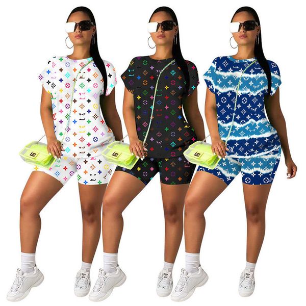 2023 brand women tracksuits letter short sleeve two piece sets t-shirts shorts summer crew neck jogging suit fashion outfits pullover sports, Gray
2023 brand women tracksuits letter short sleeve two piece sets t-shirts shorts summer crew neck jogging suit fashion outfits pullover sports, Gray