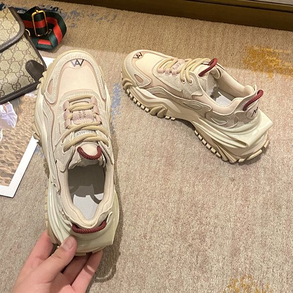 chunky sneakers women autumn flat platform shoes spring comfortable thick bottom casual shoes ladies apricot sneakers, Black
chunky sneakers women autumn flat platform shoes spring comfortable thick bottom casual shoes ladies apricot sneakers, Black