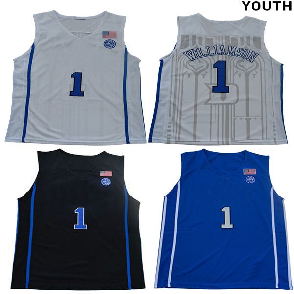 youth #1 zion williamson custom college duke jerseys white black blue kids boys size customize american basketball wear stitched jersey mix
youth #1 zion williamson custom college duke jerseys white black blue kids boys size customize american basketball wear stitched jersey mix