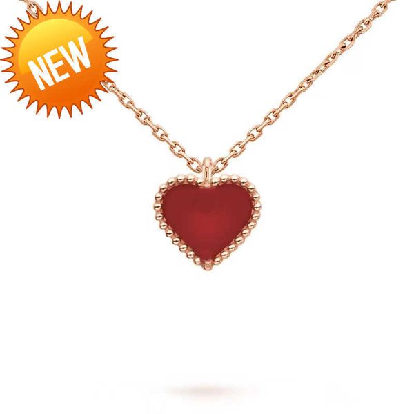 sweet heart pendant necklace designer jewelry love necklaces four leaf clover sterling silver rose gold red heart-shaped necklace gift for w
sweet heart pendant necklace designer jewelry love necklaces four leaf clover sterling silver rose gold red heart-shaped necklace gift for w